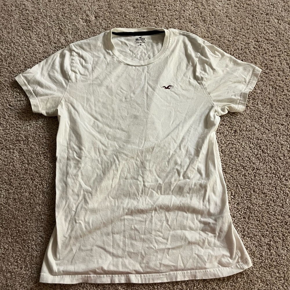 White Hollister crew neck